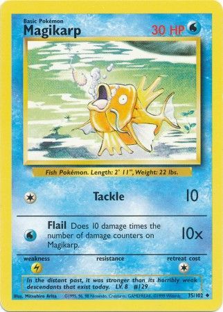 Magikarp (35/102) [Base Set Unlimited] | Exor Games Bridgewater