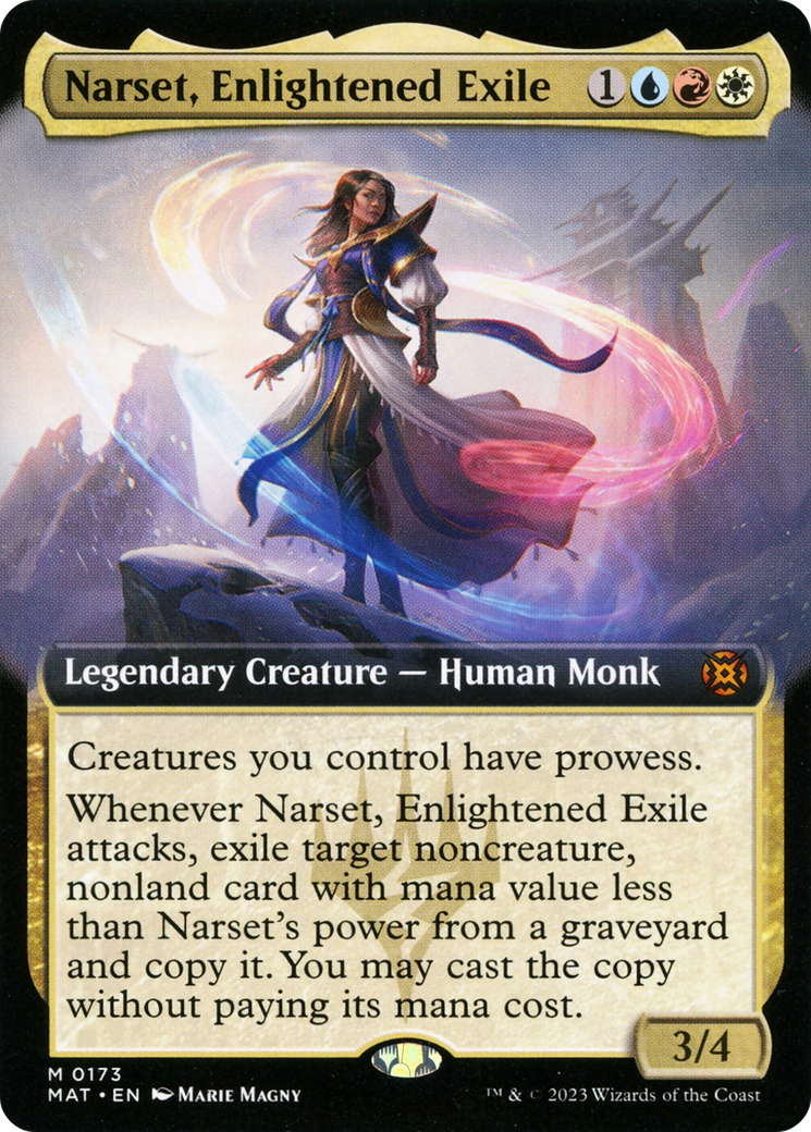 Narset, Enlightened Exile (Extended Art) [March of the Machine: The Aftermath] | Exor Games Bridgewater