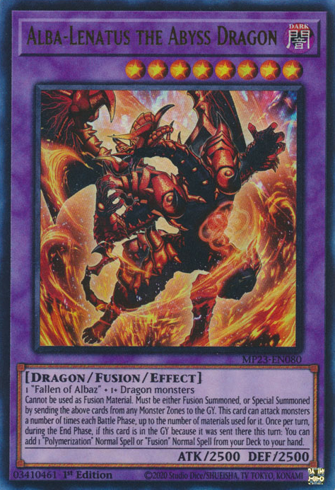 Alba-Lenatus the Abyss Dragon [MP23-EN080] Ultra Rare | Exor Games Bridgewater