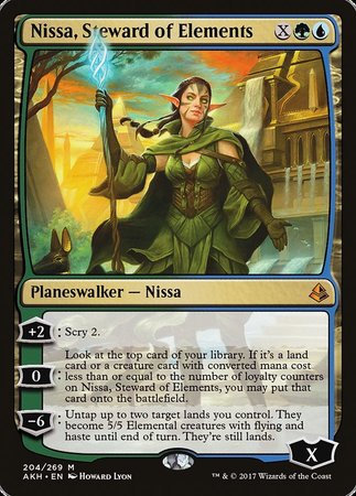 Nissa, Steward of Elements [Amonkhet] | Exor Games Bridgewater