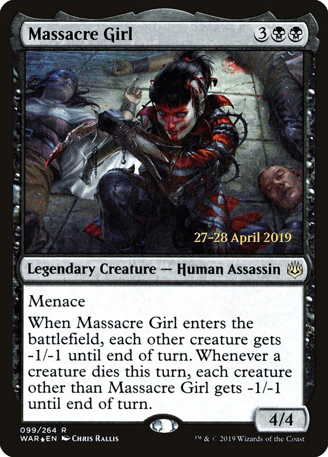 Massacre Girl  [War of the Spark Prerelease Promos] | Exor Games Bridgewater