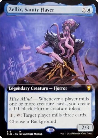 Zellix, Sanity Flayer (Extended Art) [Commander Legends: Battle for Baldur's Gate] | Exor Games Bridgewater