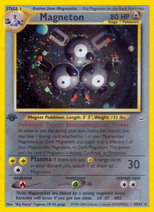 Magneton (10/64) [Neo Revelation 1st Edition] | Exor Games Bridgewater