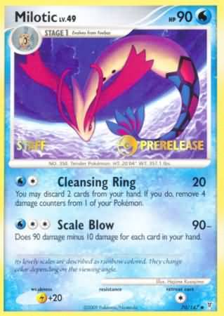 Milotic (70/147) (Staff Prerelease Promo) [Nintendo: Black Star Promos] | Exor Games Bridgewater