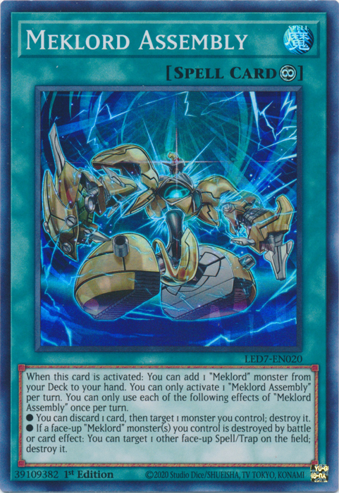 Meklord Assembly [LED7-EN020] Super Rare | Exor Games Bridgewater