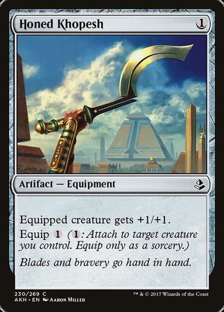 Honed Khopesh [Amonkhet] | Exor Games Bridgewater