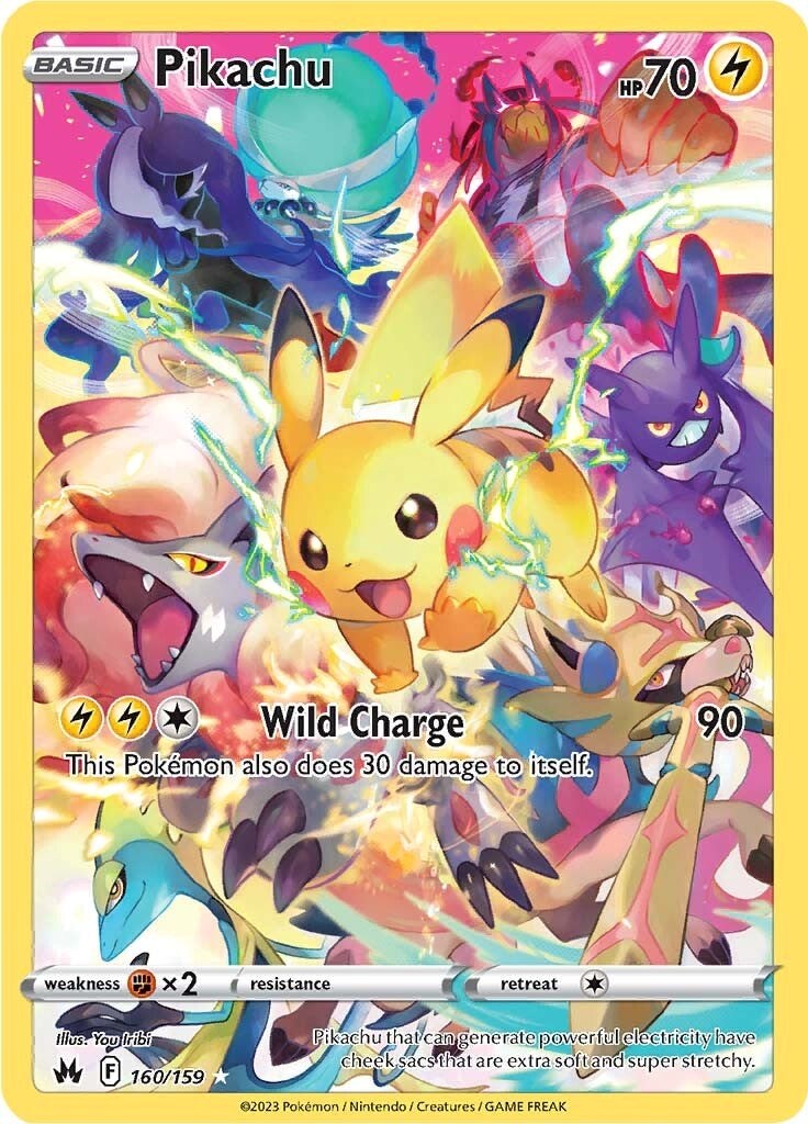 Pikachu (160/159) (Secret) [Sword & Shield: Crown Zenith] | Exor Games Bridgewater