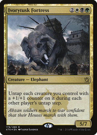 Ivorytusk Fortress [Khans of Tarkir Promos] | Exor Games Bridgewater