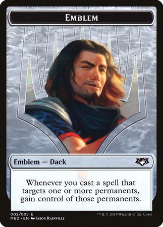 Emblem - Dack Fayden [Mythic Edition Tokens] | Exor Games Bridgewater