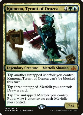 Kumena, Tyrant of Orazca [Rivals of Ixalan Promos] | Exor Games Bridgewater