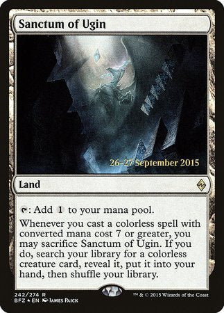 Sanctum of Ugin [Battle for Zendikar Promos] | Exor Games Bridgewater