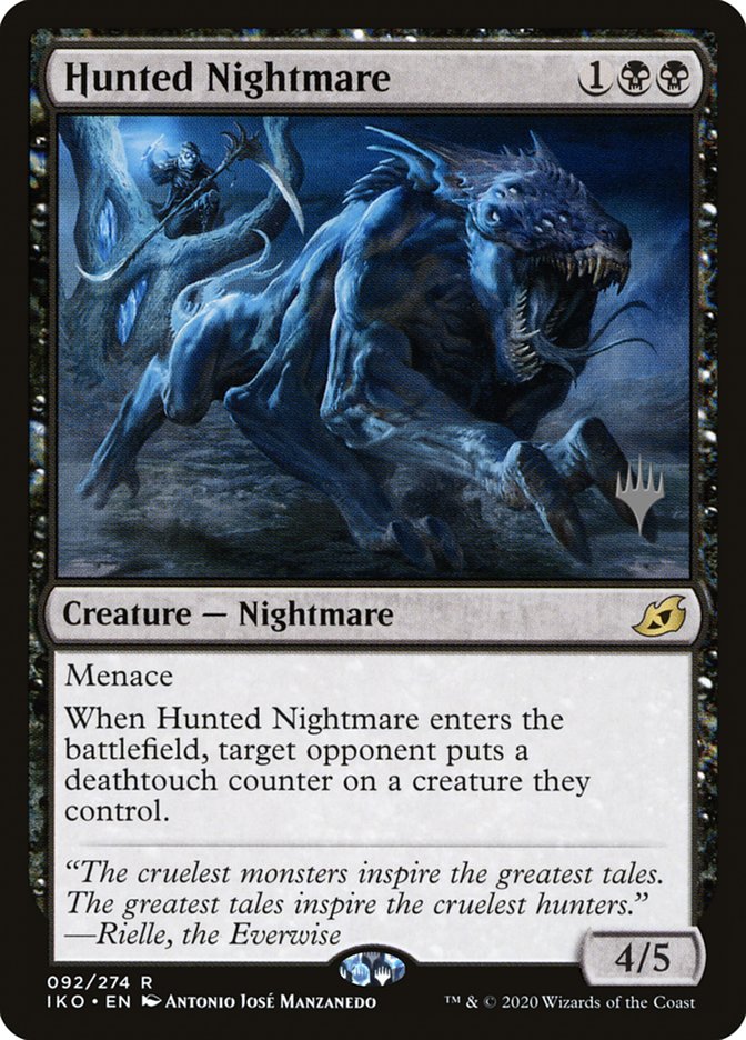 Hunted Nightmare (Promo Pack) [Ikoria: Lair of Behemoths Promos] | Exor Games Bridgewater