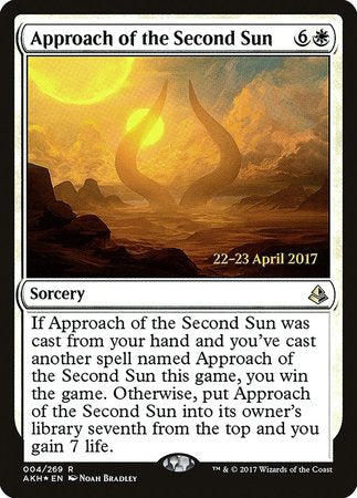 Approach of the Second Sun [Amonkhet Promos] | Exor Games Bridgewater