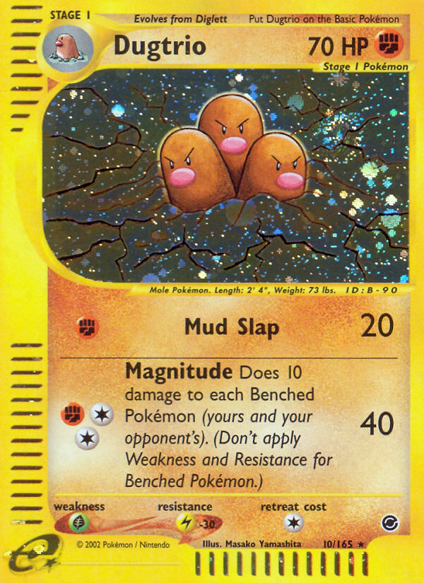 Dugtrio (10/165) [Expedition: Base Set] | Exor Games Bridgewater