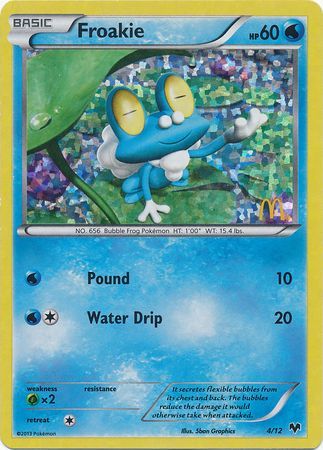 Froakie (4/12) [McDonald's Promos: 2014 Collection] | Exor Games Bridgewater