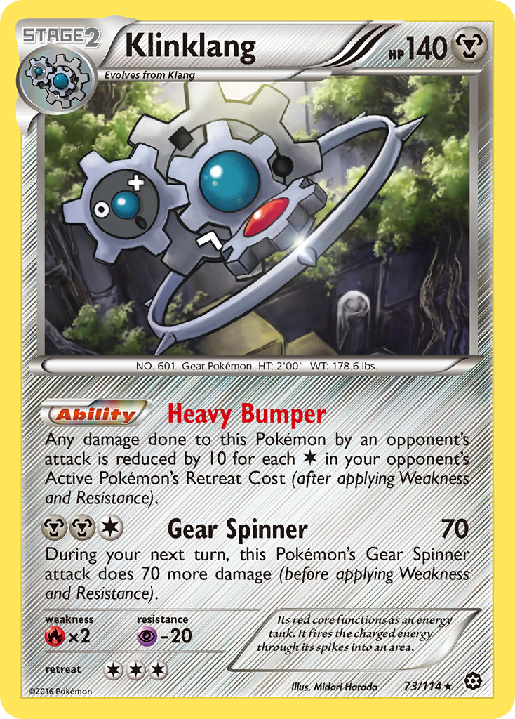 Klinklang (73/114) [XY: Steam Siege] | Exor Games Bridgewater