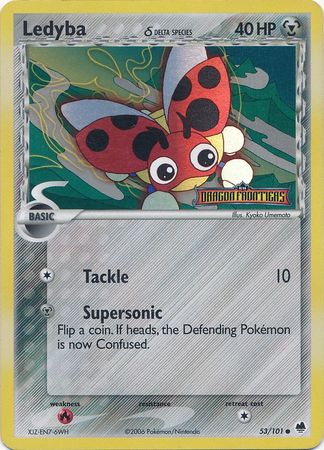 Ledyba (53/101) (Delta Species) (Stamped) [EX: Dragon Frontiers] | Exor Games Bridgewater