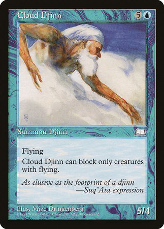 Cloud Djinn [Weatherlight] | Exor Games Bridgewater