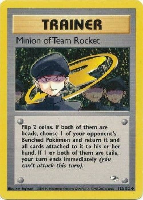 Minion of Team Rocket (113/132) [Gym Heroes Unlimited] | Exor Games Bridgewater