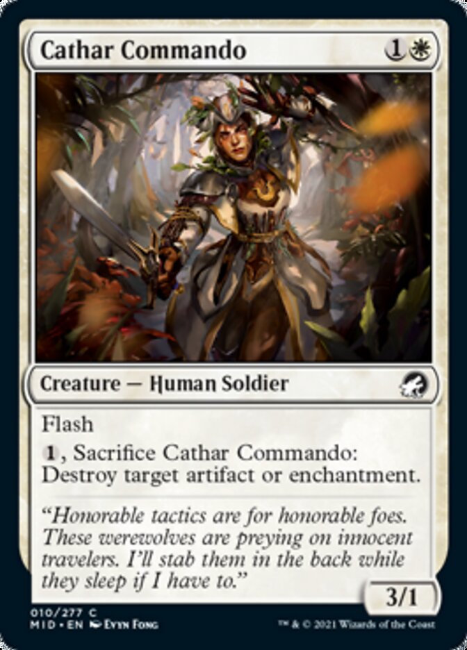 Cathar Commando [Innistrad: Midnight Hunt] | Exor Games Bridgewater