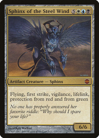 Sphinx of the Steel Wind [Alara Reborn] | Exor Games Bridgewater