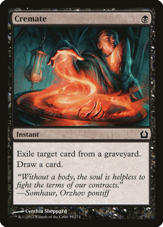 Cremate [Return to Ravnica] | Exor Games Bridgewater