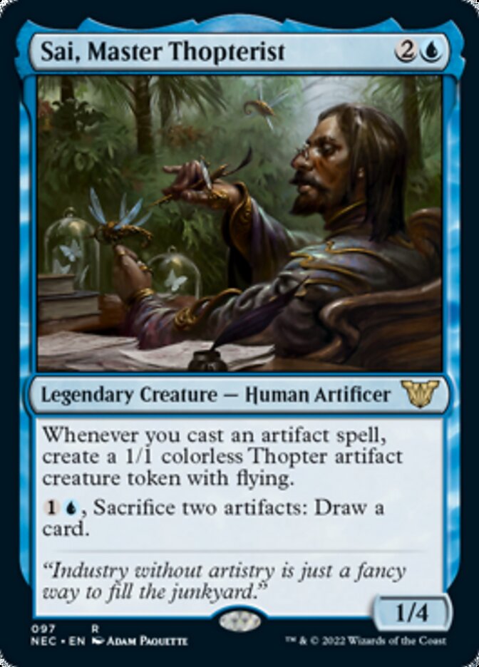 Sai, Master Thopterist [Kamigawa: Neon Dynasty Commander] | Exor Games Bridgewater