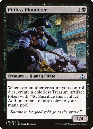 Pitiless Plunderer [Rivals of Ixalan] | Exor Games Bridgewater