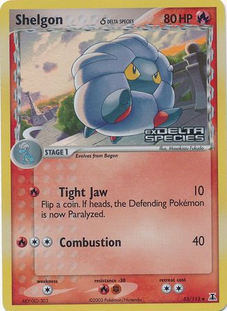 Shelgon (53/113) (Delta Species) (Stamped) [EX: Delta Species] | Exor Games Bridgewater