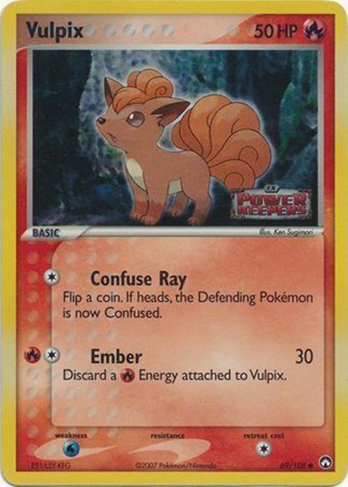 Vulpix (69/108) (Stamped) [EX: Power Keepers] | Exor Games Bridgewater