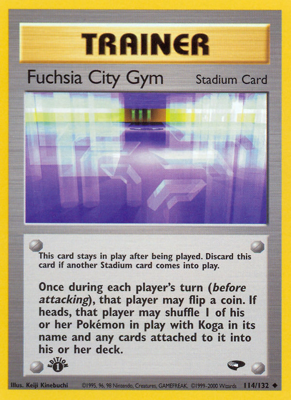 Fuchsia City Gym (114/132) [Gym Challenge 1st Edition] | Exor Games Bridgewater