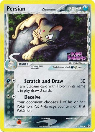 Persian (48/110) (Delta Species) (Stamped) [EX: Holon Phantoms] | Exor Games Bridgewater