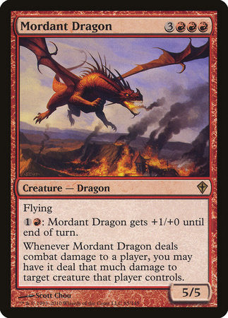 Mordant Dragon [Worldwake] | Exor Games Bridgewater