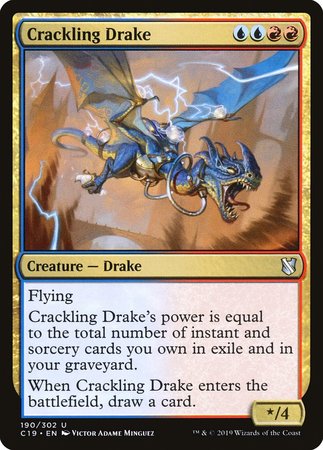 Crackling Drake [Commander 2019] | Exor Games Bridgewater