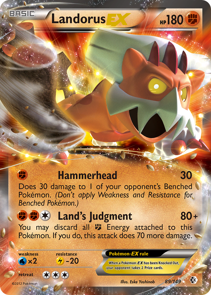 Landorus EX (89/149) [Black & White: Boundaries Crossed] | Exor Games Bridgewater