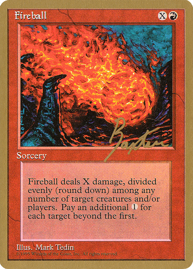 Fireball (George Baxter) [Pro Tour Collector Set] | Exor Games Bridgewater