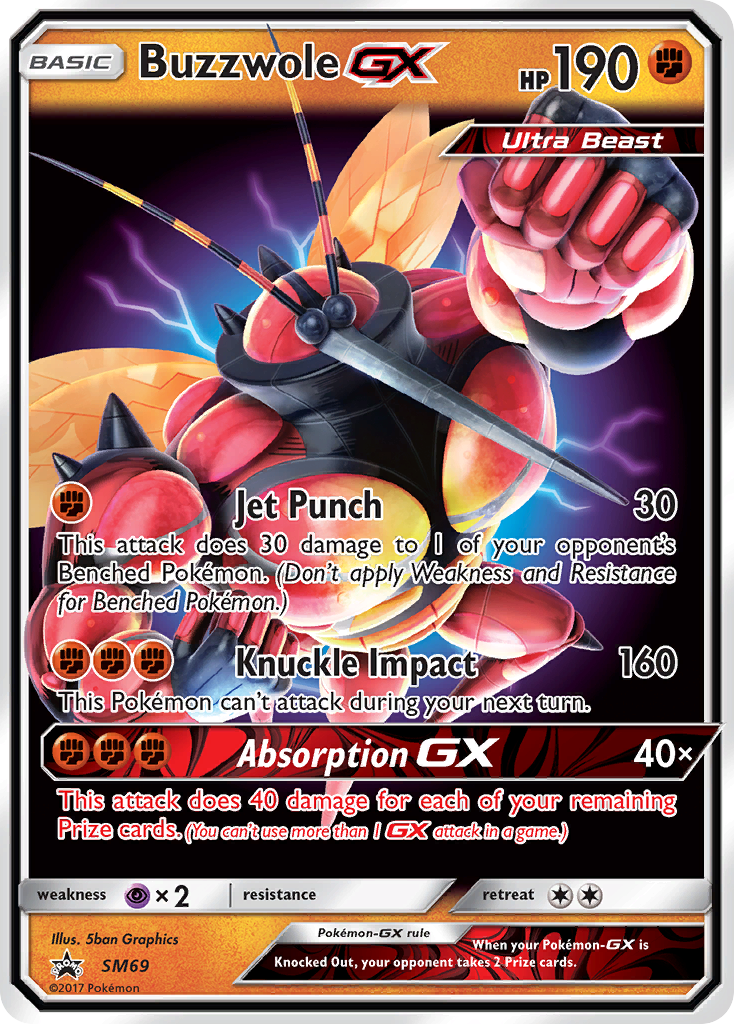 Buzzwole GX (SM69) [Sun & Moon: Black Star Promos] | Exor Games Bridgewater