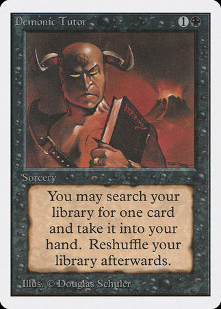 Demonic Tutor [Unlimited Edition] | Exor Games Bridgewater