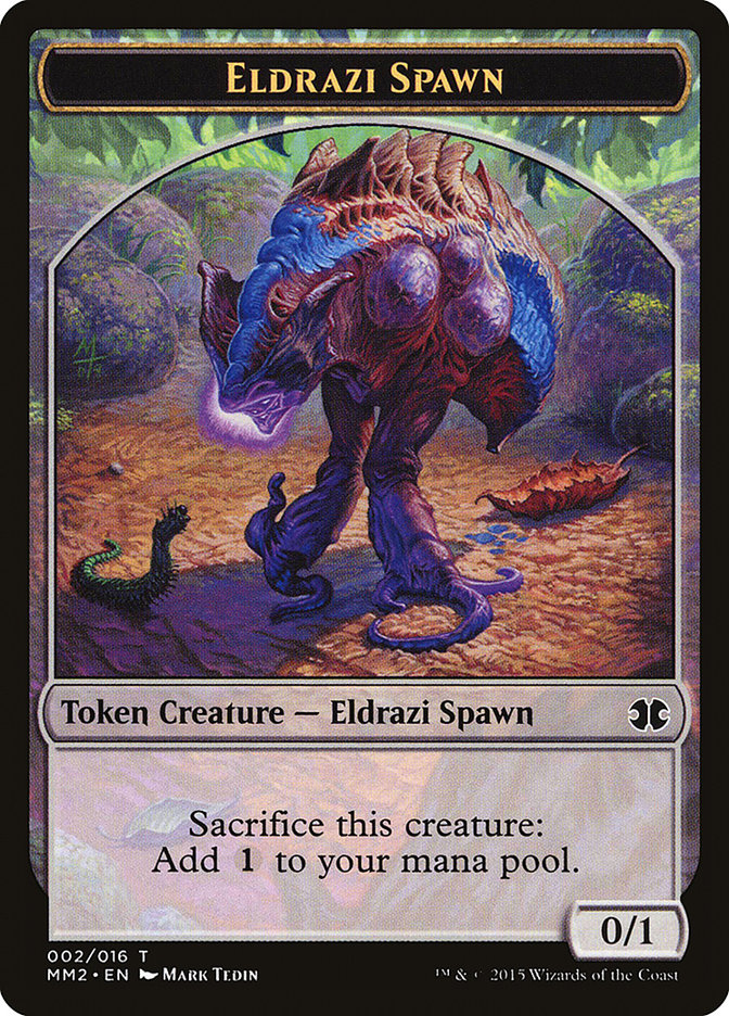 Eldrazi Spawn (002/016) [Modern Masters 2015 Tokens] | Exor Games Bridgewater