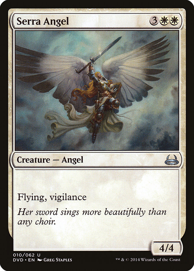 Serra Angel (Divine vs. Demonic) [Duel Decks Anthology] | Exor Games Bridgewater