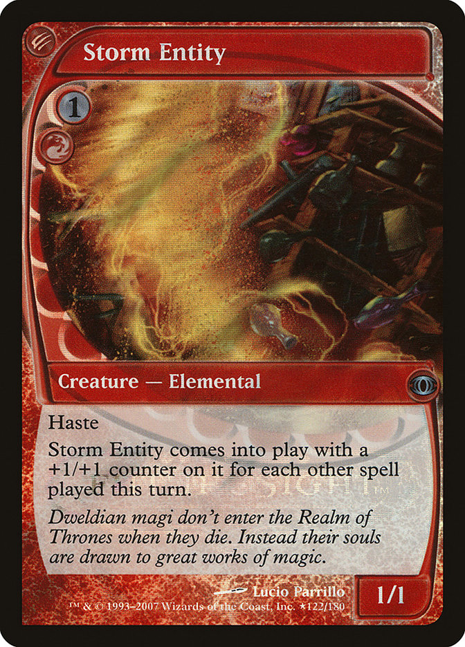 Storm Entity [Future Sight Promos] | Exor Games Bridgewater