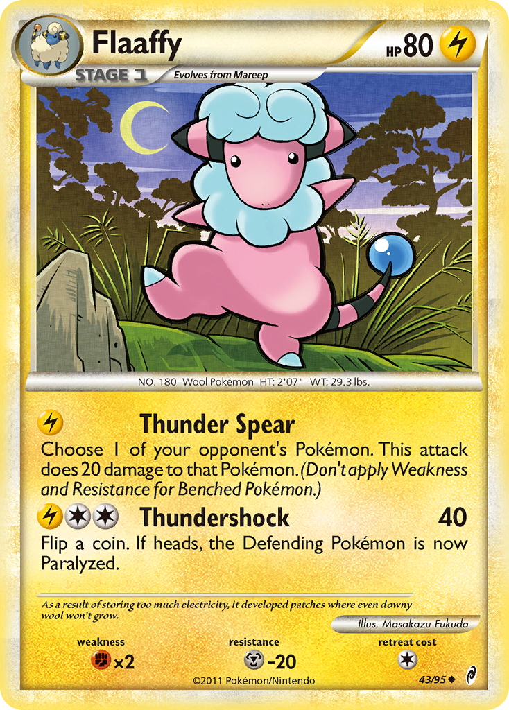 Flaaffy (43/95) [HeartGold & SoulSilver: Call of Legends] | Exor Games Bridgewater