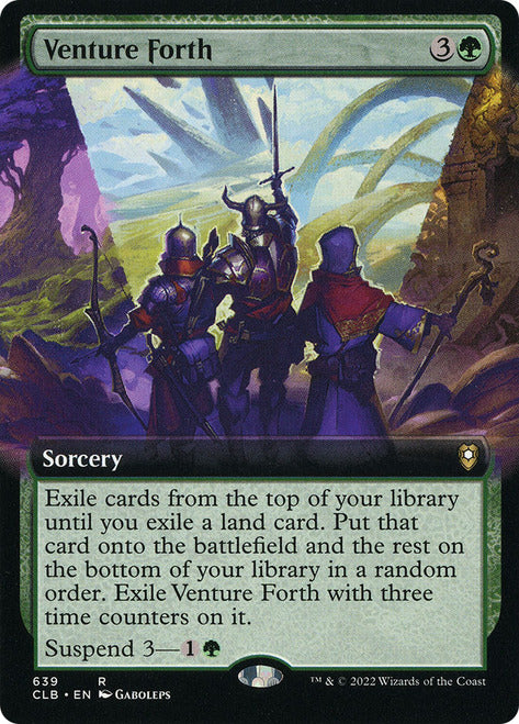 Venture Forth (Extended Art) [Commander Legends: Battle for Baldur's Gate] | Exor Games Bridgewater