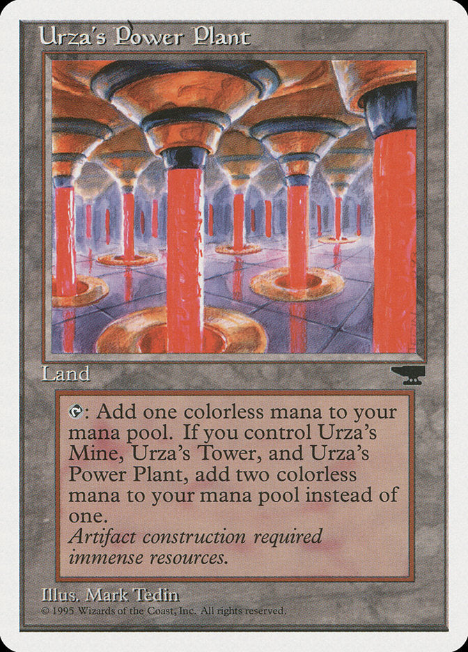 Urza's Power Plant (Red Columns) [Chronicles] | Exor Games Bridgewater