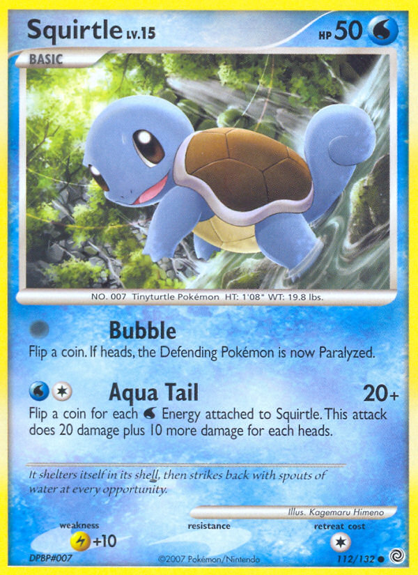 Squirtle (112/132) [Diamond & Pearl: Secret Wonders] | Exor Games Bridgewater