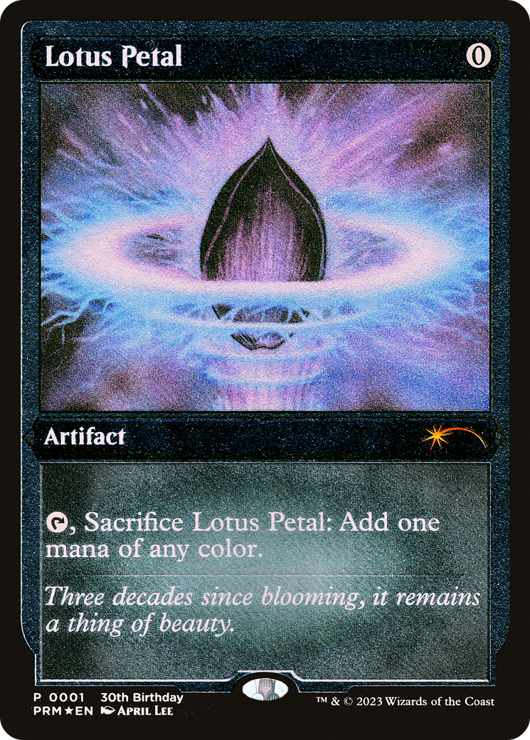 Lotus Petal (Foil Etched) [30th Anniversary Promos] | Exor Games Bridgewater