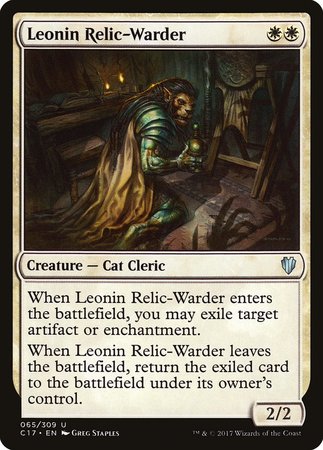 Leonin Relic-Warder [Commander 2017] | Exor Games Bridgewater
