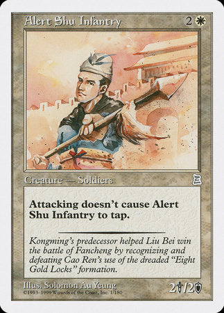 Alert Shu Infantry [Portal Three Kingdoms] | Exor Games Bridgewater