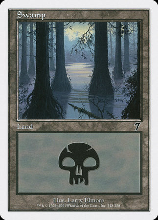 Swamp (348) [Seventh Edition] | Exor Games Bridgewater
