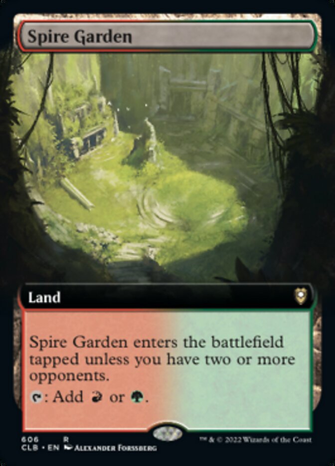 Spire Garden (Extended Art) [Commander Legends: Battle for Baldur's Gate] | Exor Games Bridgewater